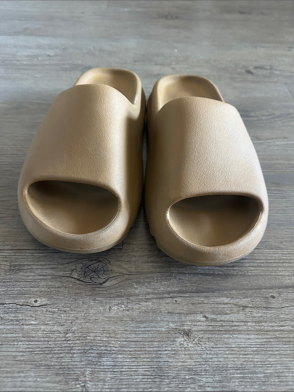 Yeezy Slide Sandals in Tan